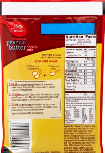 Betty Crocker Peanut Butter Cookie Mix - Image 3