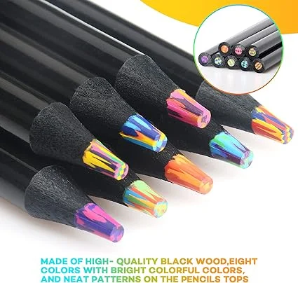 16 Pieces Rainbow Pencils - Image 3