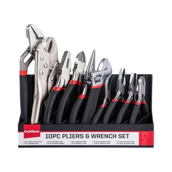 10PC Pliers&Wrench Set - Image 2